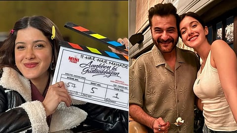 Shanaya Kapoor Debut Film Sanjay Kapoor Daughter Started Shooting For Film