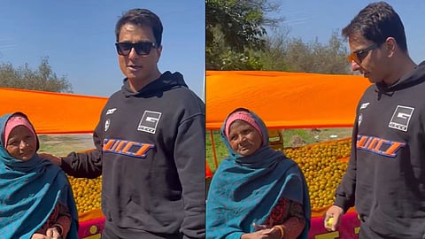 Sonu Sood Emotional Appeal For Old Lady Selling Ber Fruit