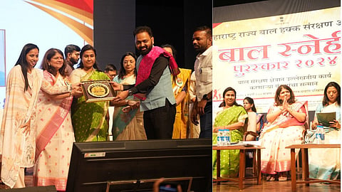 विपिन इटनकर को 'बालस्नेही पुरस्कार 2024' से नवाजा।