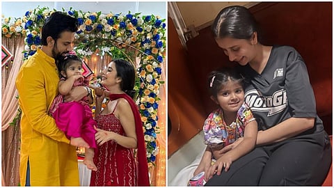 Charu Asopa and Rajiv Sen