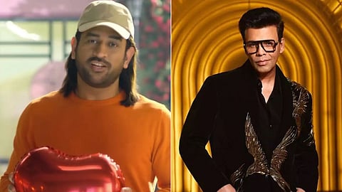 एमएस धोनी बने लवर बॉय, करण जौहर ने इंस्टाग्राम पर शेयर किया वीडियो