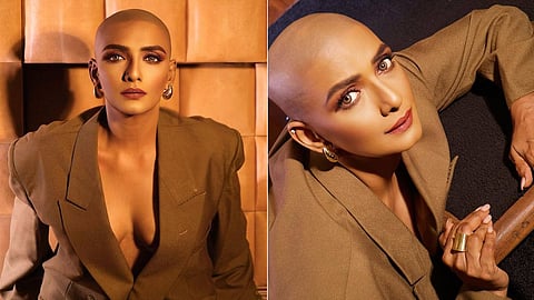Shanthi Priya Bald Look Photoshoot