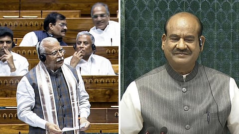 लोकसभा में शेरो-शायरी नहीं! स्पीकर ओम बिरला ने ऊर्जा मंत्री खट्टर को दी नसीहत