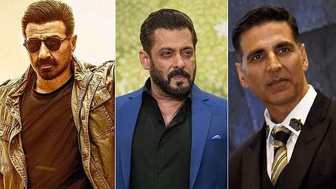 Sunny deol salman khan and Akshay Kumar