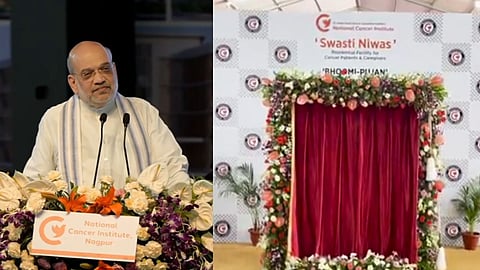 शाह ने राष्ट्रीय कैंसर संस्थान में मरीजों और तीमारदारों के लिए आवासीय सुविधा की आधारशिला रखी