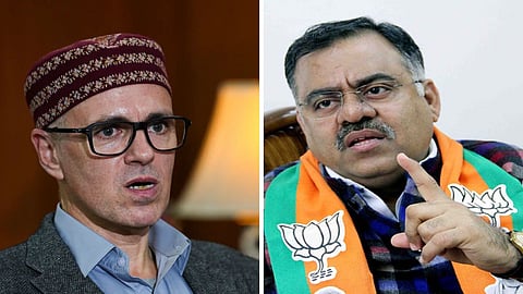 उमर अब्दुल्ला पर भाजपा का हमला, कहा- ISI को खुश करने वाली राजनीति कर रहे