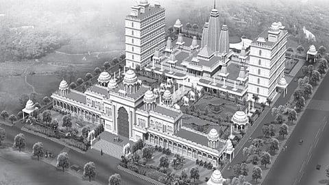 राज्य के दूसरे बड़े इस्कॉन मंदिर निर्माण कार्य का भूमिपूजन