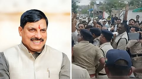 बैतूल में CM के कार्यक्रम से पहले सियासी बवाल, कांग्रेसियों की पुलिस से भिड़ंत, 50 से ज्यादा हिरासत में