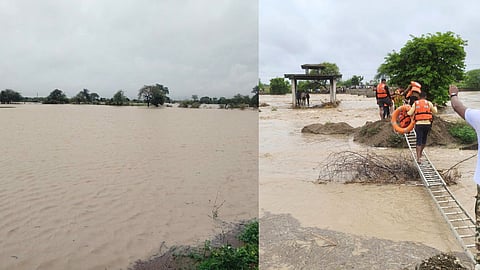 महाराष्ट्र में बारिश ने दस्तक दे दी है। राज्य में वर्धा में हो रही लगातार बारिश के बाद बाढ़ आ गई है। भारी बारिश के बाद देवली तालुका के डिगदोह गांव में बाढ़ आ गई।