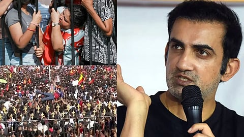 बेंगलुरु भगदड़ पर गौतम गंभीर का बयान आया सामने