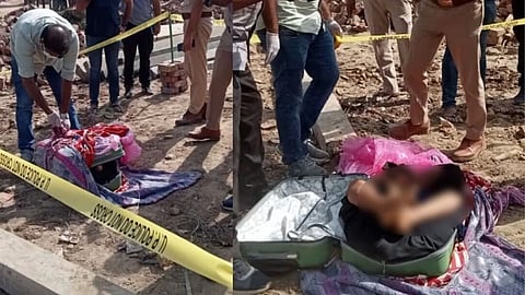 गाजियाबाद में सूटकेस में मिला महिला का शव