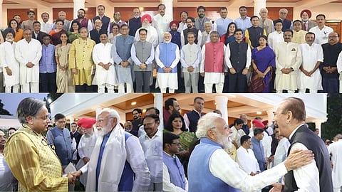 विदेश दौरे से लौटे प्रतिनिधिमंडल से पीएम मोदी ने की मुलाकात, शशि थरूर और आजाद के साथ स्पेशल बात!