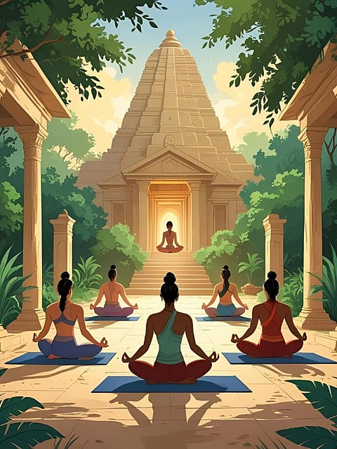 yoga origin in india