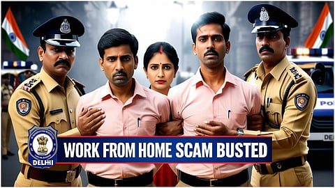 Work From Home के नाम पर बड़ा ऑनलाइन स्कैम, दिल्ली पुलिस ने चार ठगों को किया गिरफ्तार