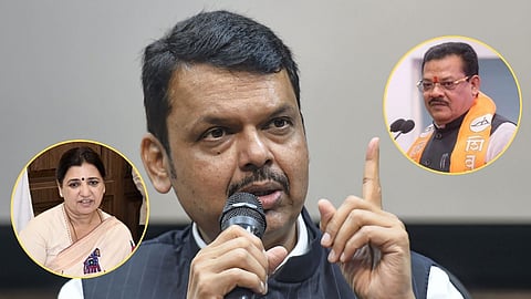 CM Devandra Fadnavis reaction on Shirsat-Misal letter war