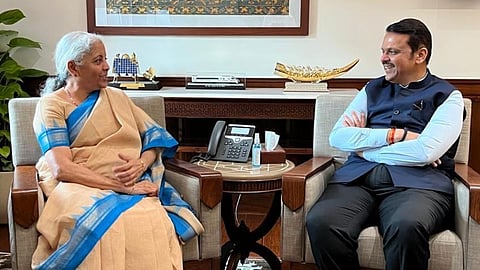 CM Fadnavis met Union Finance Minister Nirmala Sitharaman