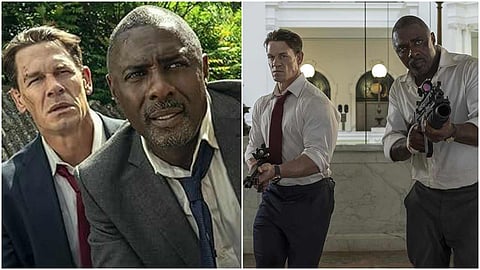 John Cena and Idris Elba