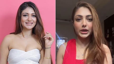 खुशी मुखर्जी के हनुमान चालीसा पढ़ने पर यूजर्स ने लगाया हिंदू कार्ड खेलने का आरोप