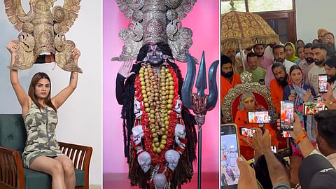 शॉर्ट्स पहनकर लिया काली माँ का रूप, पायल मलिक को मांगनी पड़ी माफी