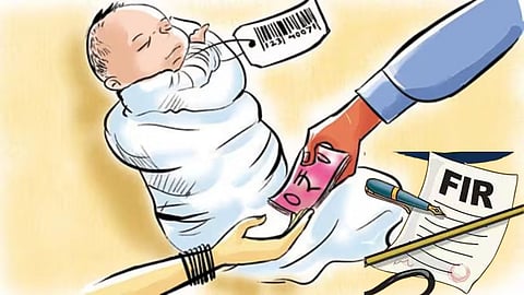 40 दिन के बच्ची को मां-बाप ने 3.5 लाख में बेचा