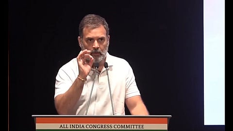 'हिंदी-तमिल-कन्नड़-मराठी ठीक है', लेकिन भारत तभी तरक्की करेगा जब शिक्षा अंग्रेजी में होगी - राहुल गांधी