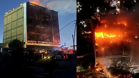 भीषण आग की भेंट चढ़ा इराक का शॉपिंग मॉल, 50 लोग जिंदा जलकर खाक, मचा कोहराम