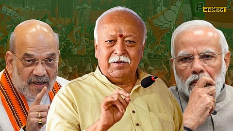 Narendra Modi, Amit Shah and Mohan Bhagwat
