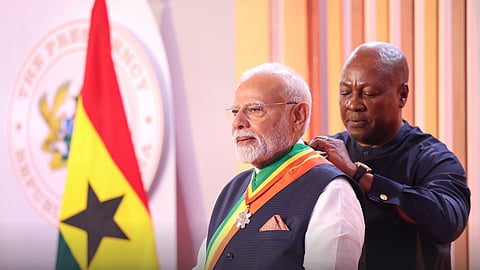 PM मोदी को मिला घाना का राष्ट्रीय सम्मान, कई अहम समझौतों पर भी लगी मुहर