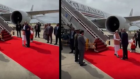 PM मोदी का मालदीव में शाही स्वागत, पूरी कैबिनेट के साथ एयरपोर्ट पहुंचे मुइज्जू