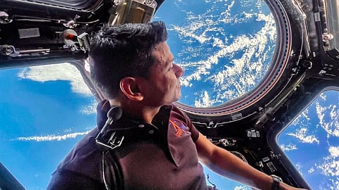 shubhanshu shukla messege from space