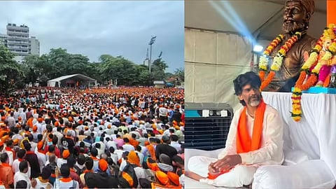 मनोज जरांगे प्रदर्शन (pic credit; social media)