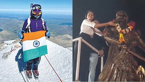 Dhairya Kulkarni scaling Mount Elbrus in Russia: आज रूस में माउंट एल्ब्रस पर चढ़ाई करने के बाद धैर्या कुलकर्णी सतारा अपने घर लौंटी। सतारा में धैर्या का जल्लोश के साथ स्वागत हुआ।