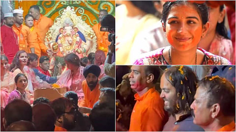 'एंटीलिया चा राजा' की हुई विदाई, गुलाल से रंगे अनंत-राधिका, वायरल हुआ क्यूट मोमेंट