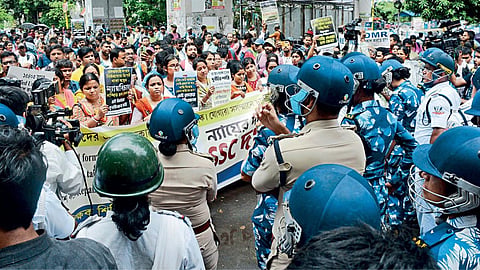 SSC STUDENTS DELHI RAM LEELA MAIDAIN PROTEST