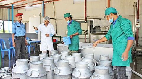103 गांवों में 1 ही दुग्ध संकलन केंद्र