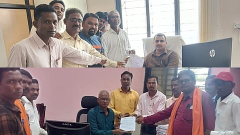 Gadchiroli Andolan News: गड़चिरोली जिले में ग्राम रोजगार सेवकों ने प्रशासन के खिलाफ कामबंद आंदोलन शुरू कर दिया है। सेवकों को पिछले 6 महीने से वेतन नहीं दिया गया है, जिससे भुखमरी की नौबत आ गई है।