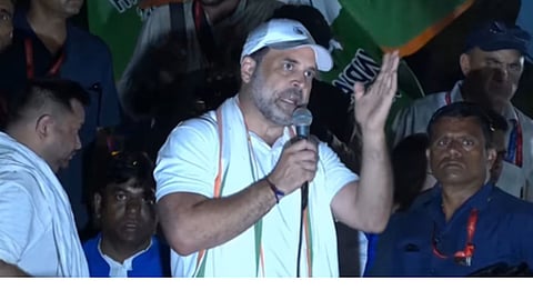 Rahul Gandhi in Bihar Yatra