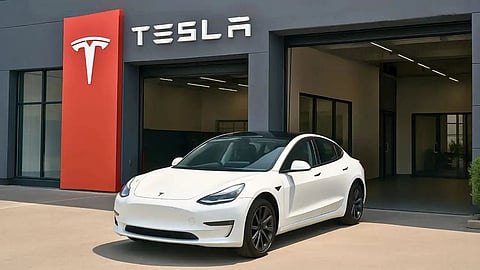 Tesla Delhi Showroom