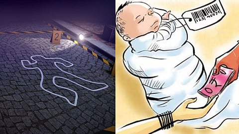 महिला की हत्या कर बच्चे को बेचा