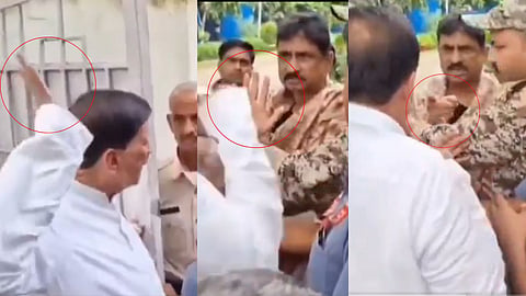 bhind-bjp-mla-narendra-singh-kushwah-clash-with-collector-sanjeev-srivastava-over-fertilizer-crisis