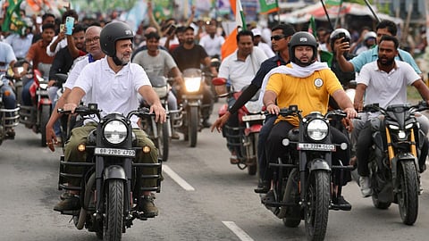Voter Adhikar Yatra rahul gandhi Voter Adhikar Yatra