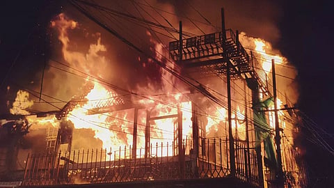 nanitaal old london building fire incident