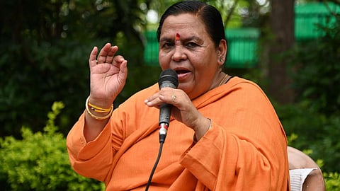 uma-bharti-hints-contesting-elections-cites-pm-modi-example-slams-rahul-gandhi
