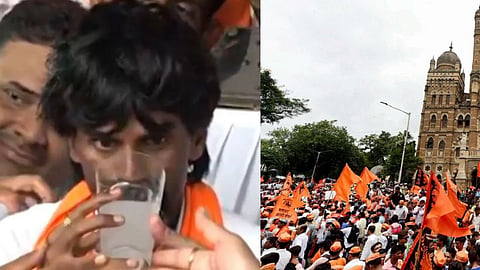 मनोज जरांगे ने तोड़ा अनशन (pic credit; social media)