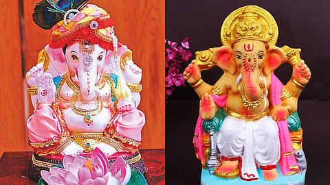 Ganesh Idols: इस साल गणेशोत्सव का त्योहार केवल भारत तक ही सीमित नहीं रहा बल्कि विदेशों में भी मनाया गया। इसके लिए खास देवलापार में बनी गणेश की मूर्तियां पहुंचाई गई, जिसमें एक खास राज भी छुपा था।