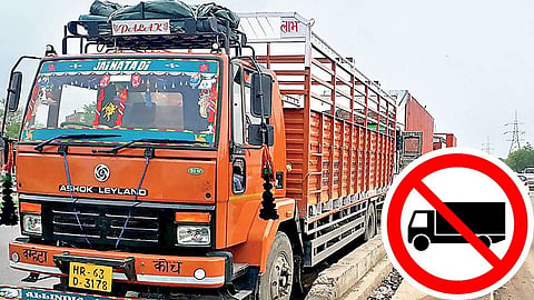 अहिल्यानगर में दिन में भारी वाहनों का प्रवेश वर्जित