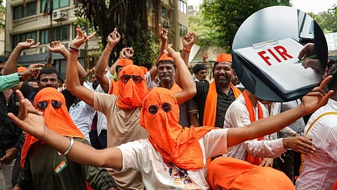 मराठा आंदोलनकारियों के खिलाफ 9 मामले दर्ज
