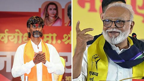 मराठा आंदोलन में अहम भूमिका निभाने वाले मनोज जरांगे ने बुधवार के दिन प्रेस कॉन्फ्रेंस आयोजित की। जिसमें उन्होंने कई मुद्दों पर खुलकर बात की। उन्होंने कुछ लोगों पर आरक्षण को लेकर तंज भी कसा।