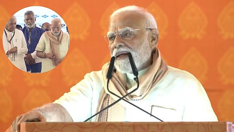 पूर्णिया में BJP के मंच पर पप्पू यादव, PM मोदी बोले- लालटेन जलाकर पंजे ने जनता के पैसे पर हाथ मारा