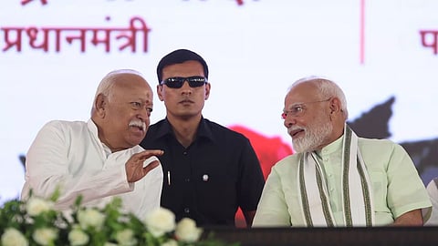PM Modi wishes mohan bhagwat 75th birthday